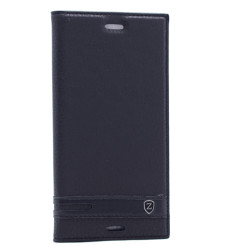 Sony Xperia XZ Premium Kılıf Zore Elite Kapaklı Kılıf Siyah