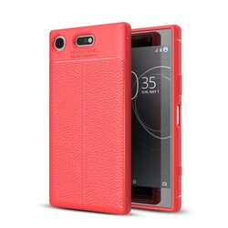 Sony Xperia XZ1 Case Zore Niss Silicon Cover Red