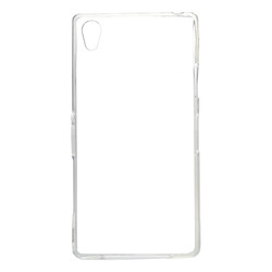 Sony Xperia Z1 Kılıf Zore Süper Silikon Kapak Renksiz