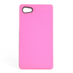 Sony Xperia Z5 Compact Case Zore Youyou Silicon Cover Pink