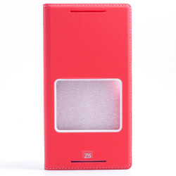 Sony Xperia Z5 Kılıf Zore Dolce Kapaklı Kılıf Kırmızı