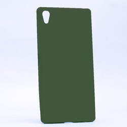Sony Xperia Z5 Premium Case Zore Premier Silicon Cover Dark Green