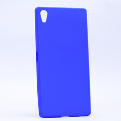 Sony Xperia Z5 Premium Case Zore Premier Silicon Cover Saks Blue