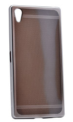Sony Xperia Z5 Premium Kılıf Zore Storm Silikon Gri