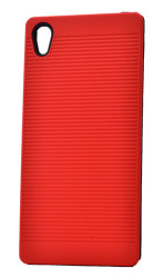 Sony Xperia Z5 Premium Kılıf Zore Youyou Silikon Kapak Kırmızı