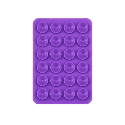 Square Kiss Silicone Holder 5.50cm x 8cm Purple