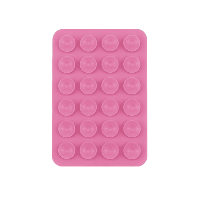 Square Kiss Silicone Holder 5.50cm x 8cm Pink