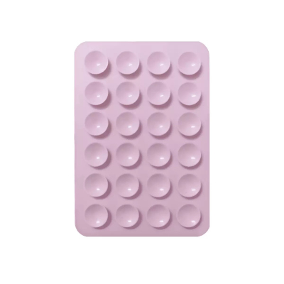 Square Kiss Silicone Holder 5.50cm x 8cm Açık Pembe