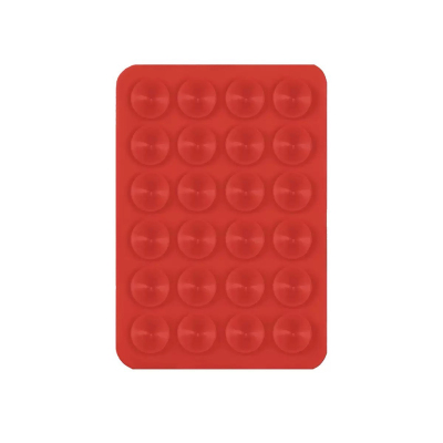 Kare Öpücüklü Silicone Holder Red
