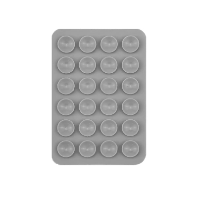 Kare Öpücüklü Silicone Holder Silver