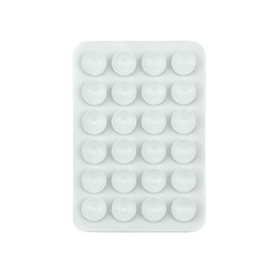 Kare Öpücüklü Silicone Holder White