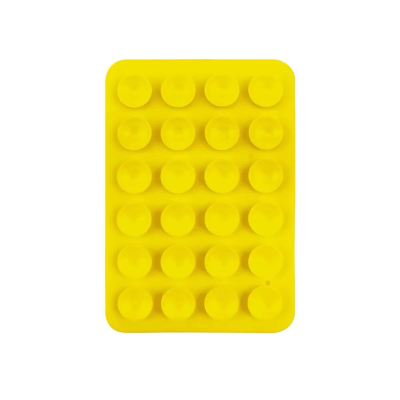 Kare Öpücüklü Silicone Holder Yellow