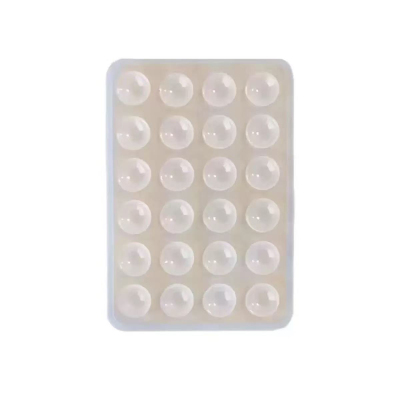 Kare Öpücüklü Silicone Holder Şeffaf