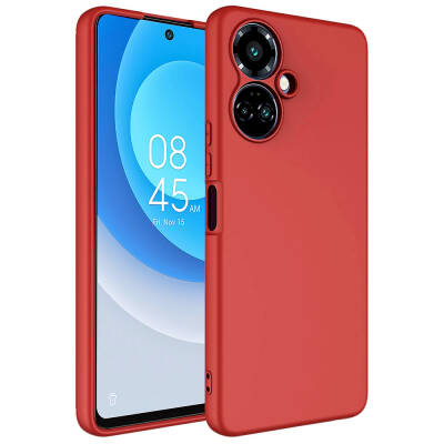 Tecno Camon 19 Pro Case Zore Mara Lansman Cover Red