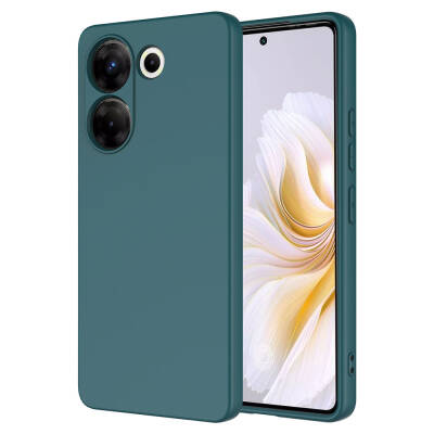 Tecno Camon 20 Pro 4G Case Zore Mara Lansman Cover Dark Green