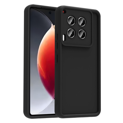 Tecno Camon 30 Kılıf Kamera Korumalı Zore Ananas Kapak Siyah