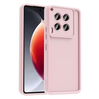 Tecno Camon 30 Kılıf Kamera Korumalı Zore Ananas Kapak Pembe