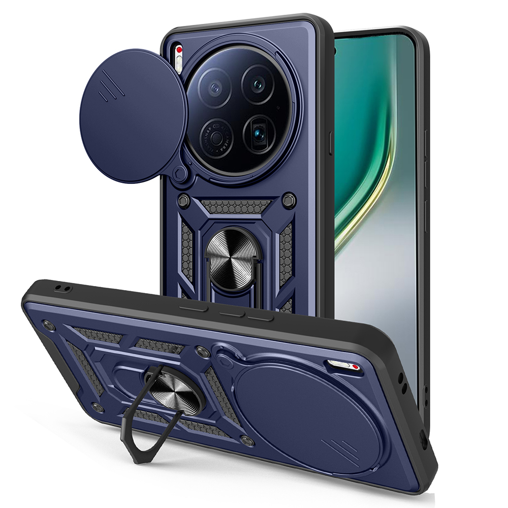 Tecno Camon 40 Premier 5G Case Magnetic Stand Camera Protection Zore Sliding Vega Cover - 2