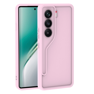 Tecno Camon 40 Pro Kılıf Kamera Korumalı Zore Ananas Kapak Pembe