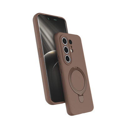 Tecno Camon 50 Pro Case M-safe Charging Stand Zore Samara Cover Desert Gold