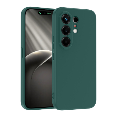 Tecno Camon 50 Pro Kılıf Zore Mara Lansman Kapak Koyu Yeşil