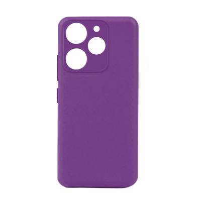 Tecno Spark 10 Pro Case Zore Biye Silicone Purple