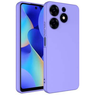 Tecno Spark 10 Pro Case Zore Mara Lansman Cover Lila