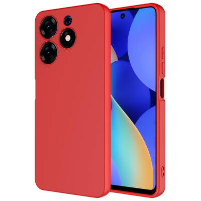 Tecno Spark 10 Pro Case Zore Mara Lansman Cover Red