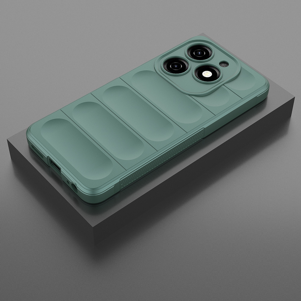 Tecno Spark 20 Case Flexible TPU Hollow Back Surface Design Zore Etnik Silicone Cover - 32