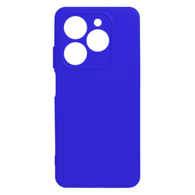 Tecno Spark 20 Case Zore Biya Silicone Blue