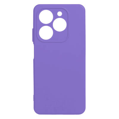 Tecno Spark 20 Case Zore Biya Silicone Lila