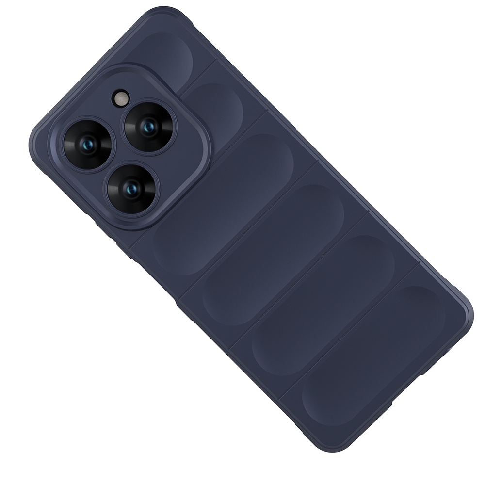 Tecno Spark 20 Pro 4G Kılıf Esnek TPU Oyuklu Arka Yüzey Tasarımlı Zore Etnik Silikon Kapak - 7