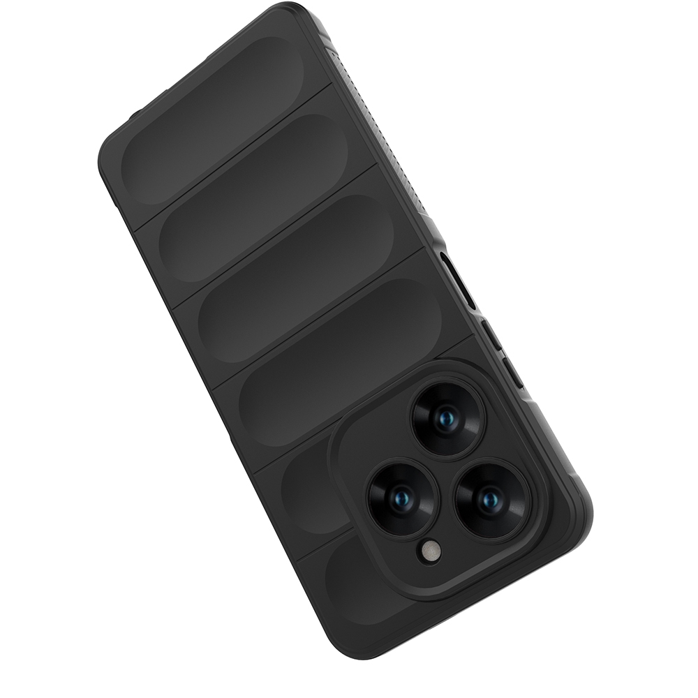 Tecno Spark 20 Pro 4G Kılıf Esnek TPU Oyuklu Arka Yüzey Tasarımlı Zore Etnik Silikon Kapak - 14