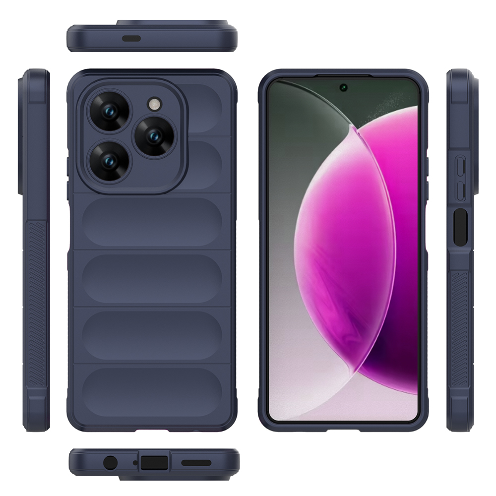 Tecno Spark 20 Pro 4G Kılıf Esnek TPU Oyuklu Arka Yüzey Tasarımlı Zore Etnik Silikon Kapak - 19