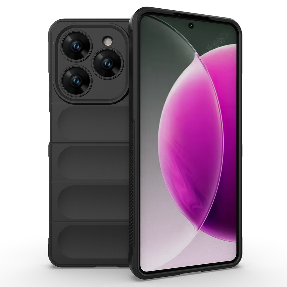 Tecno Spark 20 Pro 4G Kılıf Esnek TPU Oyuklu Arka Yüzey Tasarımlı Zore Etnik Silikon Kapak - 24