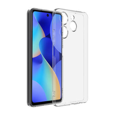 Tecno Spark 20 Pro 5G Case Zore Super Silicone Cover Şeffaf