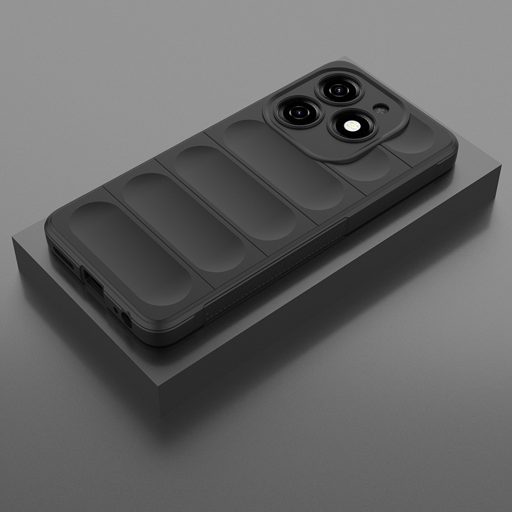 Tecno Spark 20C Case Flexible TPU Hollow Back Design Zore Etnik Silicone Cover - 31