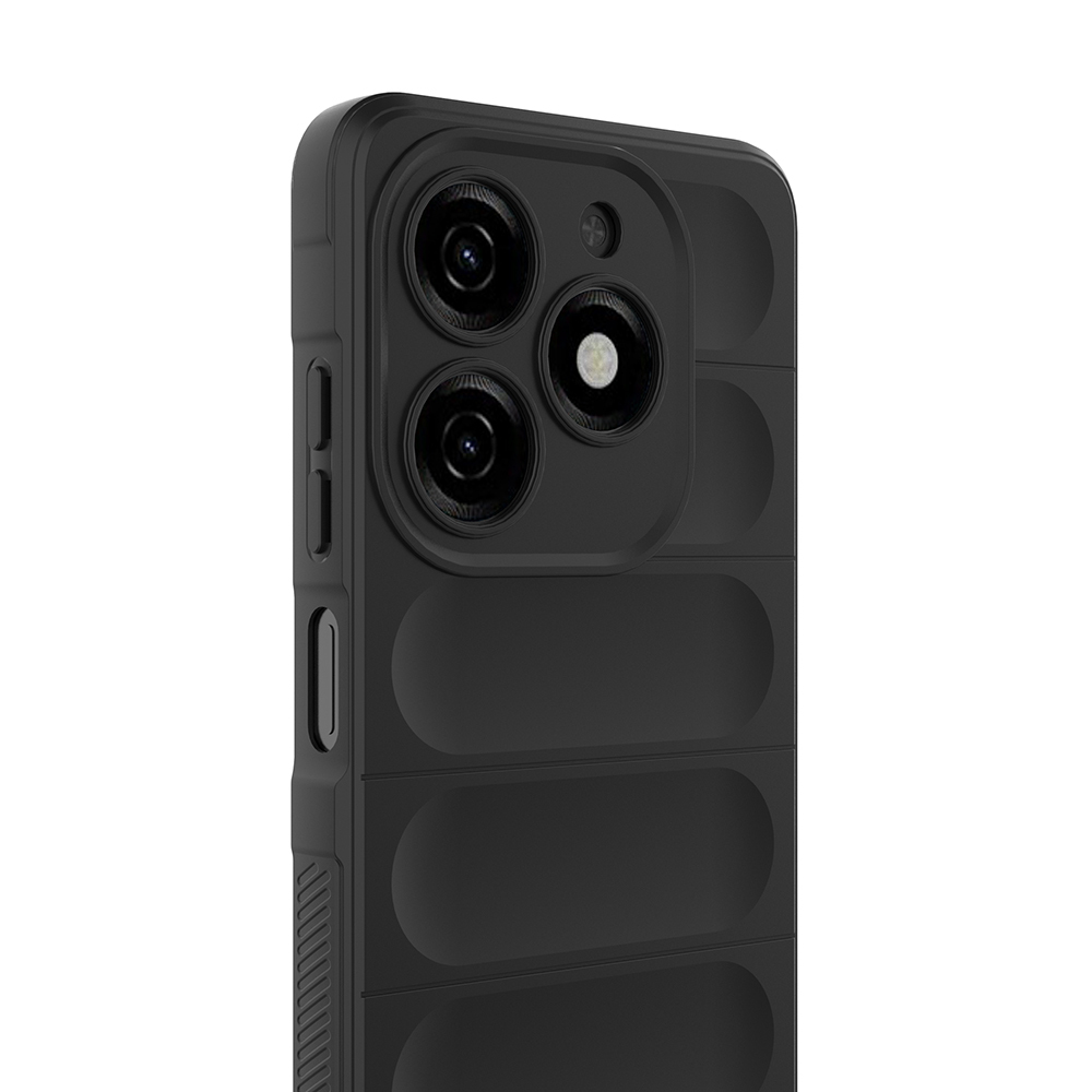 Tecno Spark 20C Kılıf Esnek TPU Oyuklu Arka Yüzey Tasarımlı Zore Etnik Silikon Kapak - 5