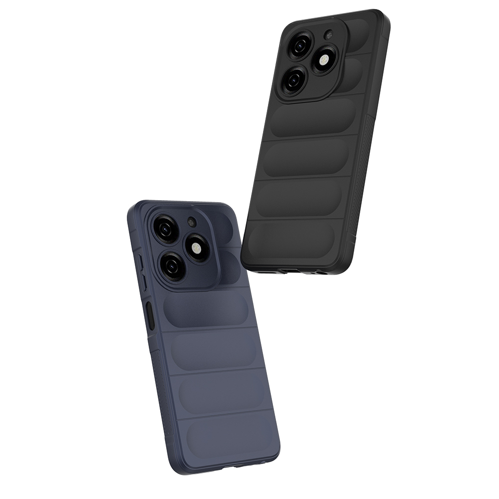Tecno Spark 20C Kılıf Esnek TPU Oyuklu Arka Yüzey Tasarımlı Zore Etnik Silikon Kapak - 6