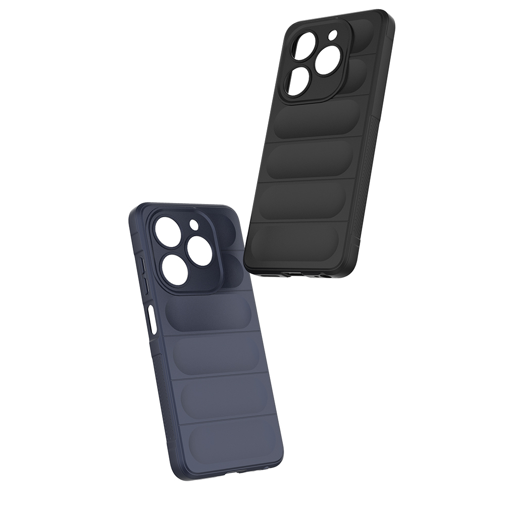 Tecno Spark 20C Kılıf Esnek TPU Oyuklu Arka Yüzey Tasarımlı Zore Etnik Silikon Kapak - 7
