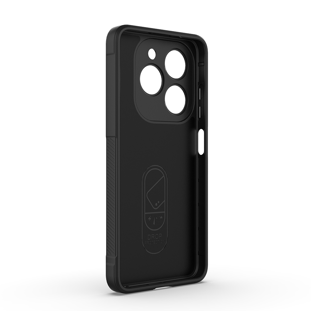 Tecno Spark 20C Kılıf Esnek TPU Oyuklu Arka Yüzey Tasarımlı Zore Etnik Silikon Kapak - 8