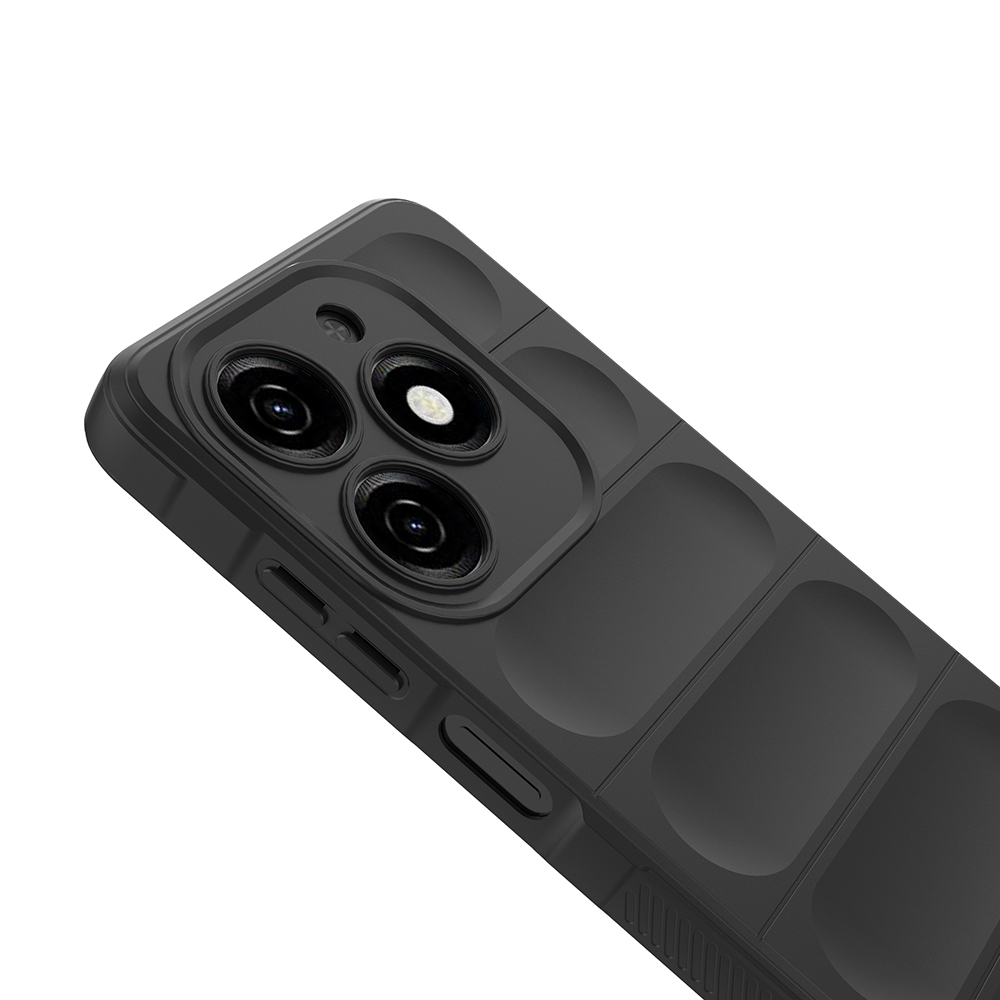Tecno Spark 20C Kılıf Esnek TPU Oyuklu Arka Yüzey Tasarımlı Zore Etnik Silikon Kapak - 11