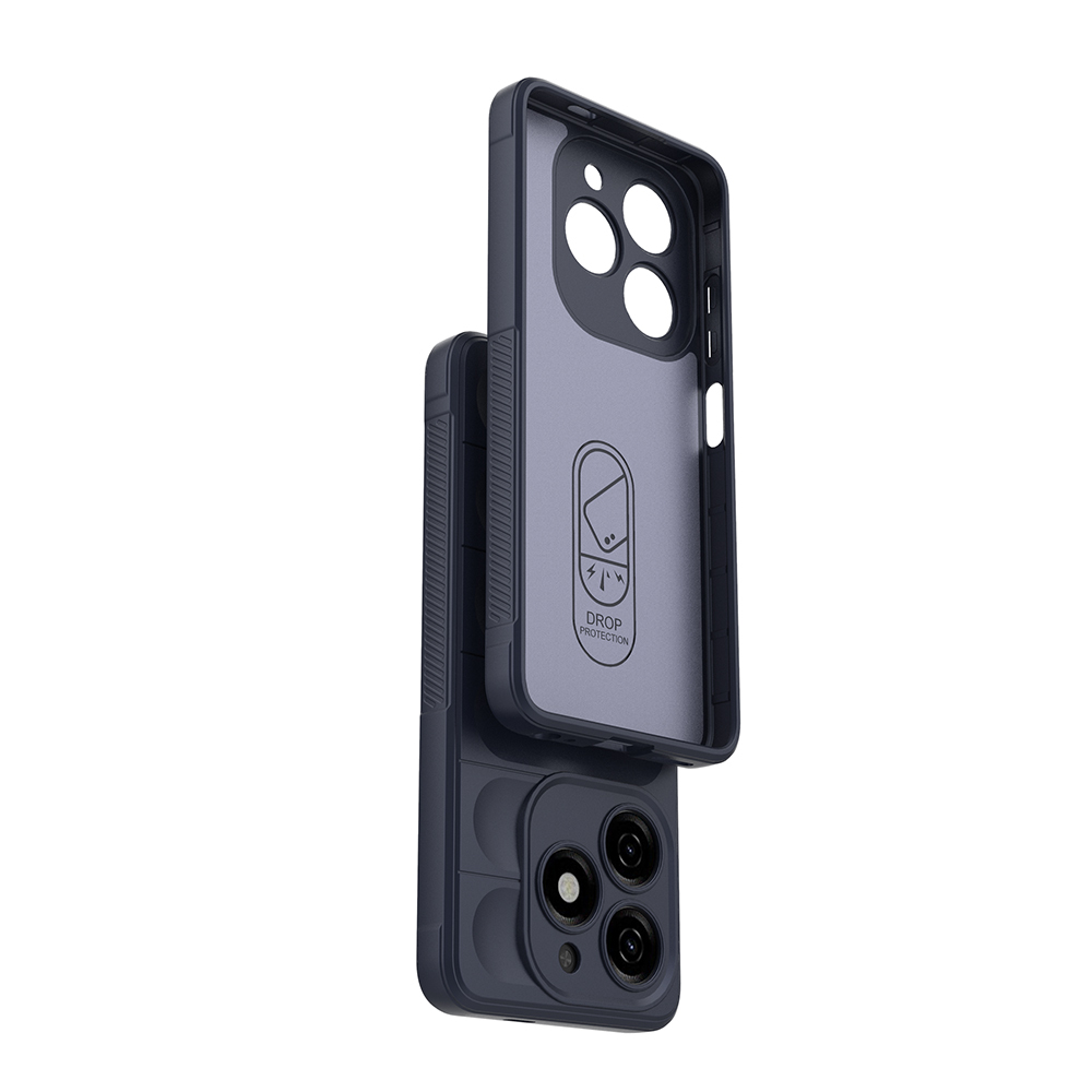 Tecno Spark 20C Kılıf Esnek TPU Oyuklu Arka Yüzey Tasarımlı Zore Etnik Silikon Kapak - 12