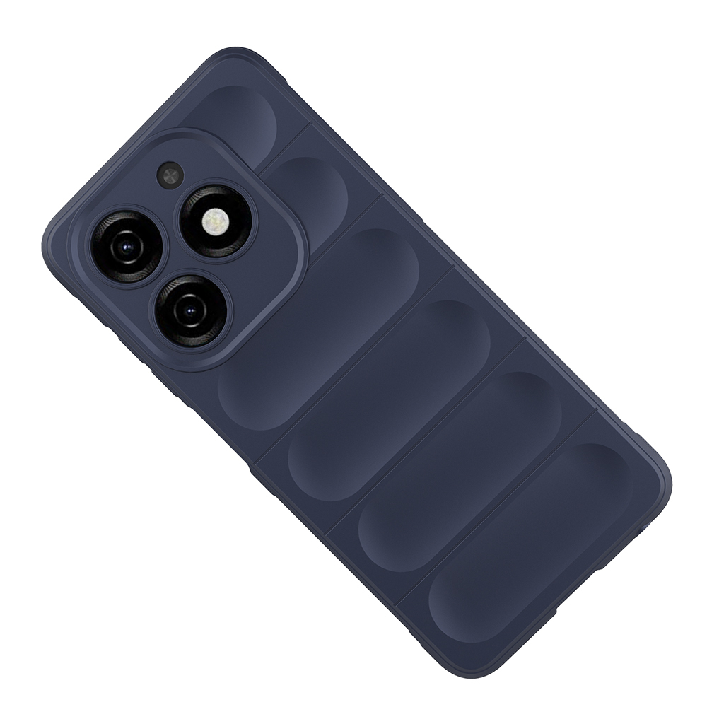 Tecno Spark 20C Kılıf Esnek TPU Oyuklu Arka Yüzey Tasarımlı Zore Etnik Silikon Kapak - 13
