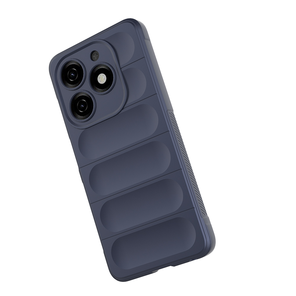 Tecno Spark 20C Kılıf Esnek TPU Oyuklu Arka Yüzey Tasarımlı Zore Etnik Silikon Kapak - 14