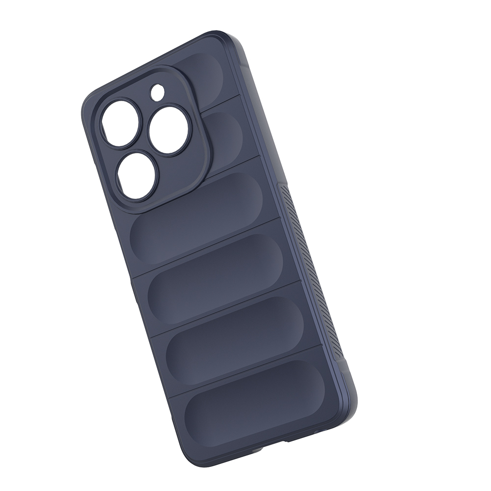 Tecno Spark 20C Kılıf Esnek TPU Oyuklu Arka Yüzey Tasarımlı Zore Etnik Silikon Kapak - 15