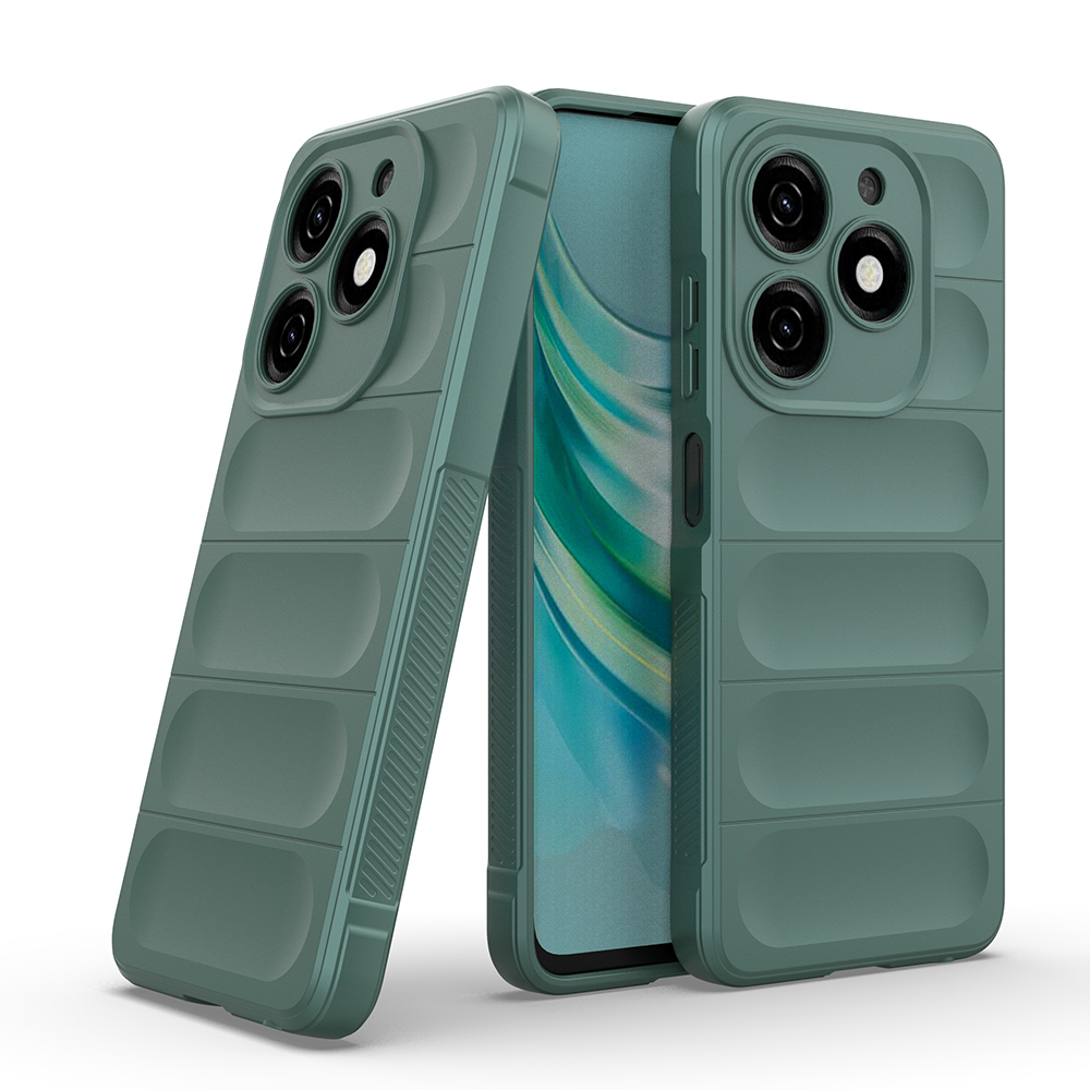 Tecno Spark 20C Kılıf Esnek TPU Oyuklu Arka Yüzey Tasarımlı Zore Etnik Silikon Kapak - 18