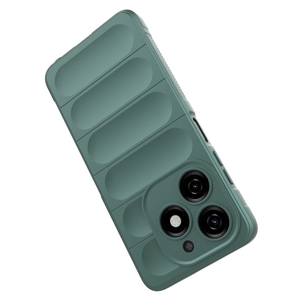 Tecno Spark 20C Kılıf Esnek TPU Oyuklu Arka Yüzey Tasarımlı Zore Etnik Silikon Kapak - 22