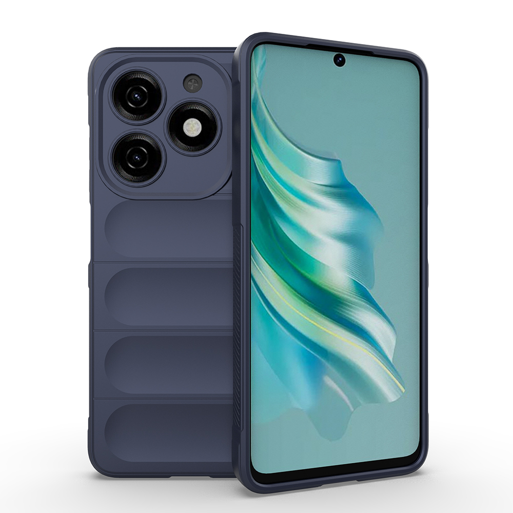 Tecno Spark 20C Kılıf Esnek TPU Oyuklu Arka Yüzey Tasarımlı Zore Etnik Silikon Kapak - 2