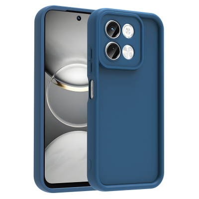 Tecno Spark 30 4G Case Camera Protection Zore Ananas Cover Dark Green